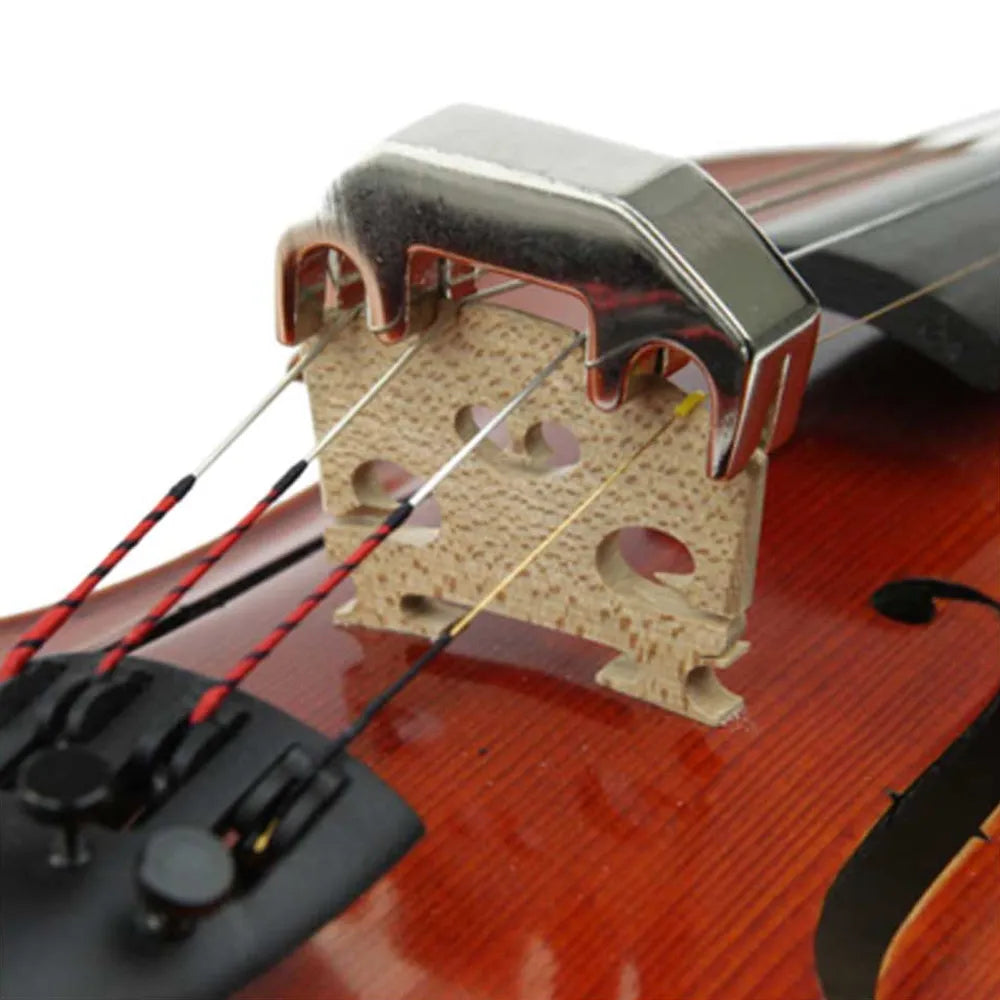 Violin Practice Mute Nickel Plated Brass