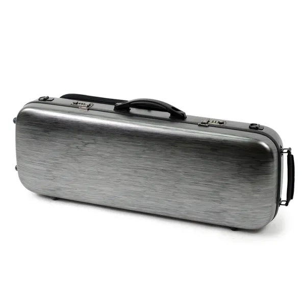 Viola case HQ Polycarbonate Oblong Matte Silver and Black